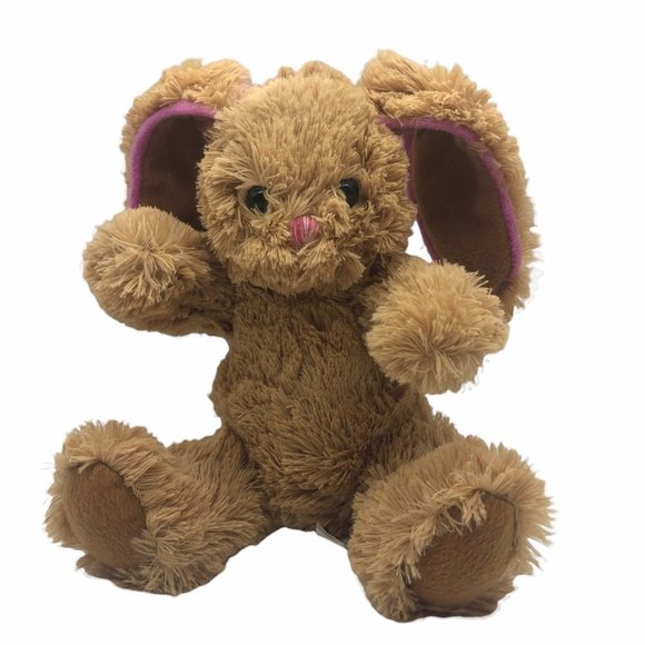 Bunny Rabbit plush fluffy floppy Galerie stuffed animal 8” Easter - Picture 1 of 5
